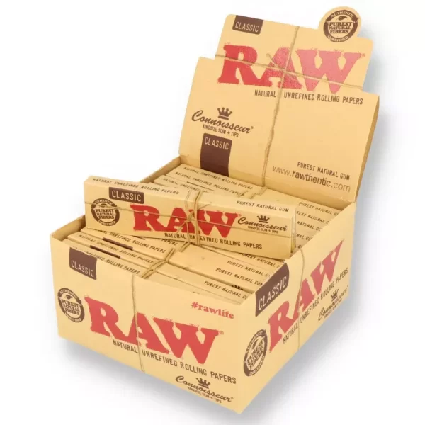 RAW King Size Rolling Papers + Roach - Buy Weed Thailand